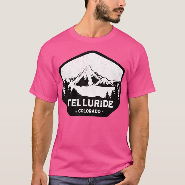 Camiseta Montanhas Telluride Colorado San Juan Ativas (Frente)
