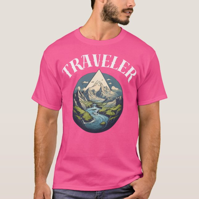 Camiseta Montanhas Traveler Ativas (Frente)