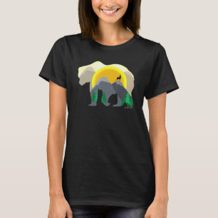 Camiseta Montanhas Urbanos Andando Montanheira de Cervejas