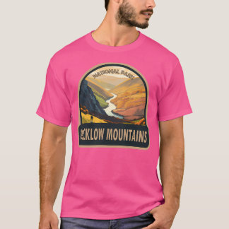 Camiseta Montanhas Wicklow National Park Irlanda Viagem Art