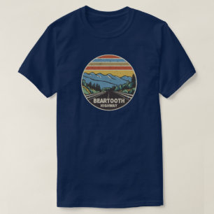 Camiseta Montanhas Wyoming da autoestrada Beartooth Montana