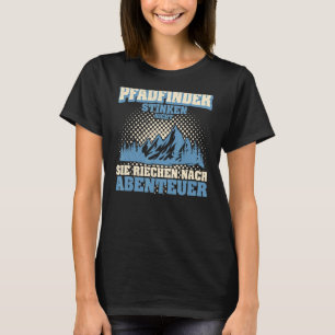 Camiseta Montanheira de escuta de caminhada na Áustria