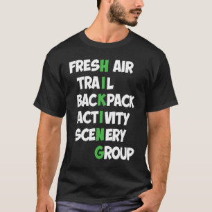 Camiseta Montanheira do Caminho Subindo em Equipamento de M