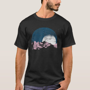 Camiseta Montanhista da Montanha da Lua Cheia Caminhada ao