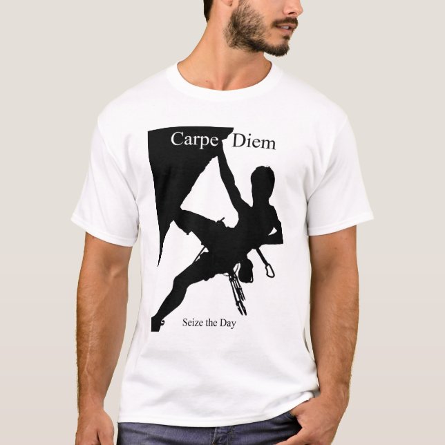 Camiseta Montanhista de Carpe Diem (Frente)