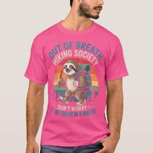 Camiseta Montanhistas de caminhada de Hiker acampando