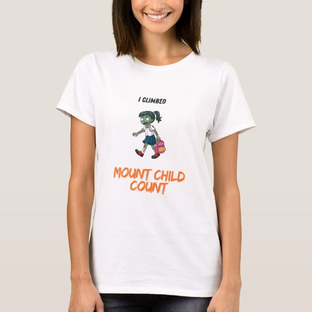 Camiseta Montar Contagem de Filhos (Frente)