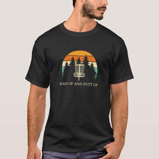 Camiseta Montar E Colocar O Disco No Concurso De Golfe De G (Frente)