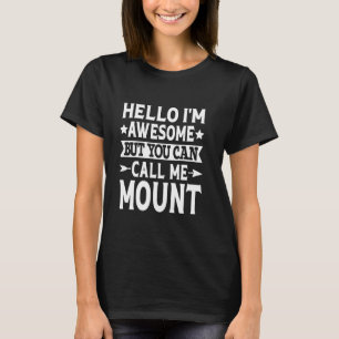 Camiseta Montar sobrenome Chamem-me de Sobrenome da Equipe