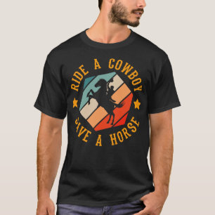 Camiseta Montar Um Cubo Salvar Um Cavalo