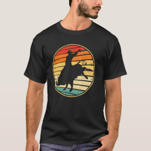 Camiseta Montaria de Touro Vintage Retro Western Country Co