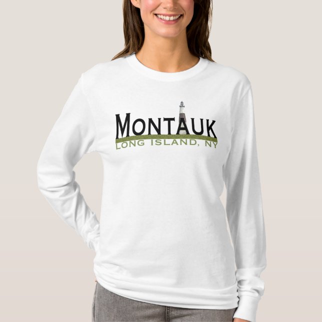 Camiseta Montauk Fited Hoodie Ladies (Frente)