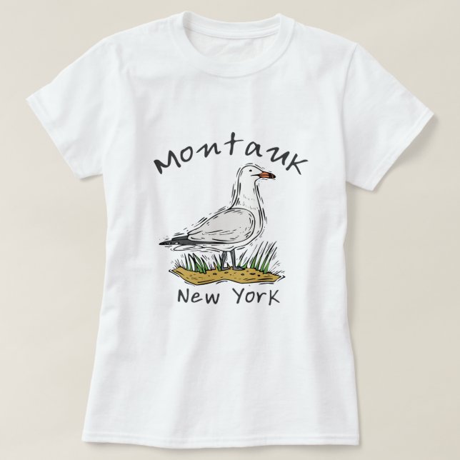 Camiseta Montauk, NY (Frente do Design)