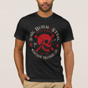 Camiseta Montauk Salvage Co. Sink, Burn or Steal