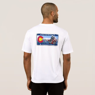Camiseta Monte as Montanhas Rochosas t-curtas