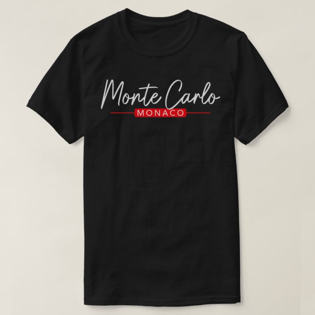 Camiseta Monte Carlo Mônaco (Frente do Design)
