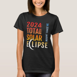 Camiseta Monte Chase Maine ME Total Eclipse Solar 2024 5