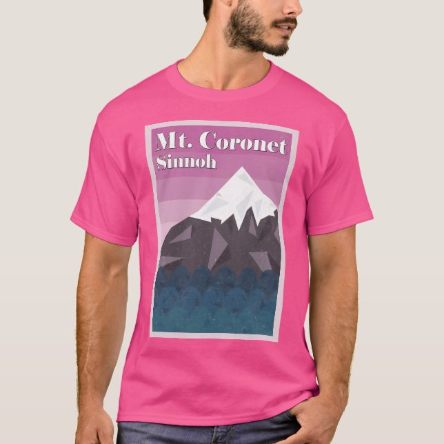 Camiseta Monte Coronet (Textura Grunge) (Frente)