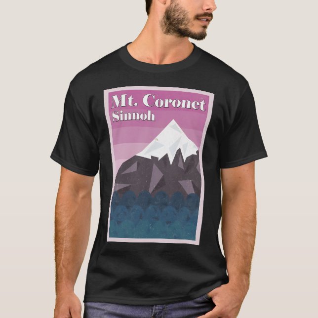 Camiseta Monte Coronet (Textura Grunge) (Frente)