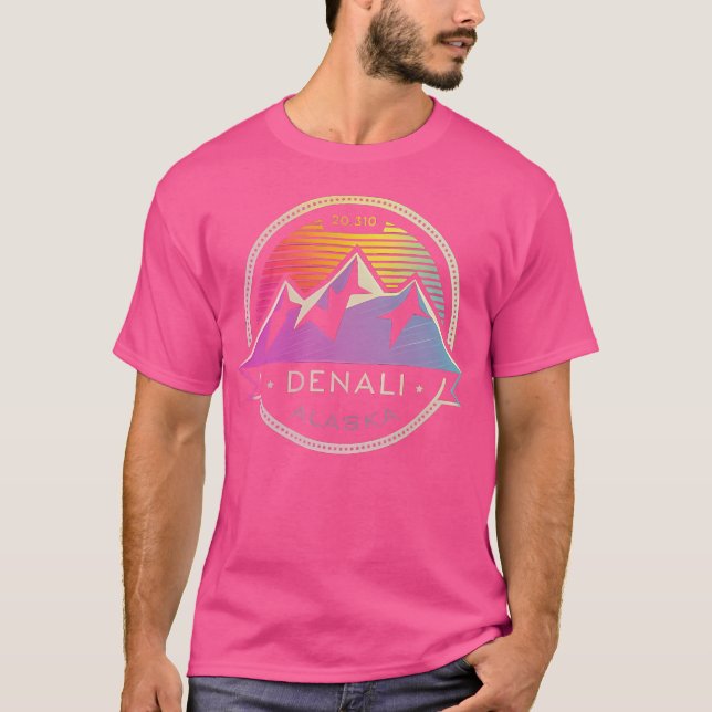 Camiseta Monte Denali Alaska Escalando Nacional (Frente)