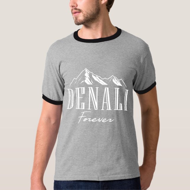 Camiseta Monte Denali Forever National Park Alaska (Frente)