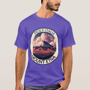 Camiseta Monte Etna Sicília rapaz