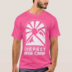 Camiseta Monte Everest Base Camp Logo Montanha Sunrise Hiki