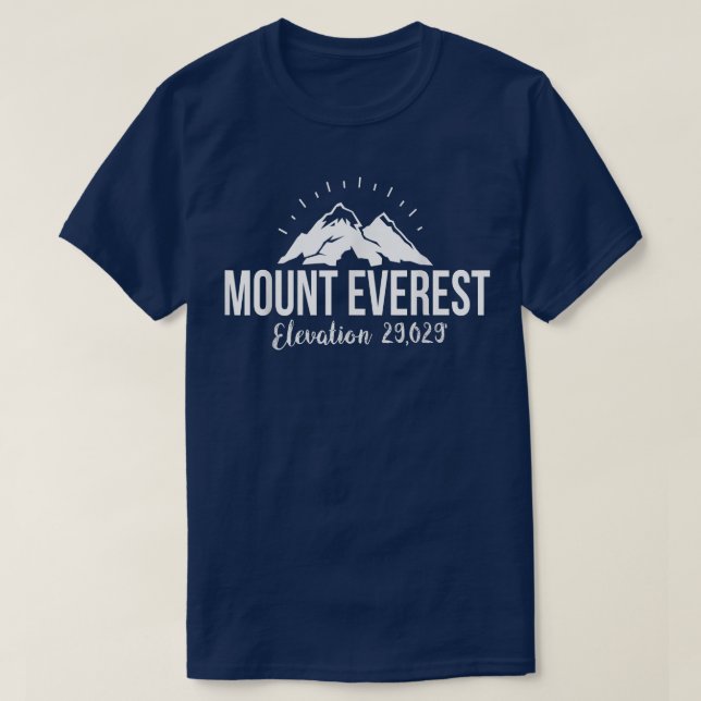 Camiseta Monte EverestMt Everest (Frente do Design)