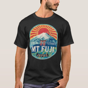Camiseta Monte Fuji - Emblema da Vintage