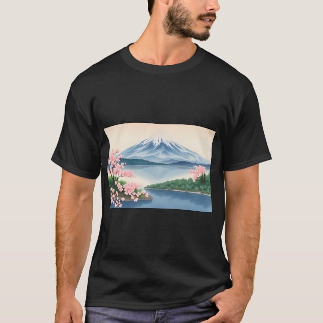 Camiseta Monte Fuji Japan Nature Tee (Frente)