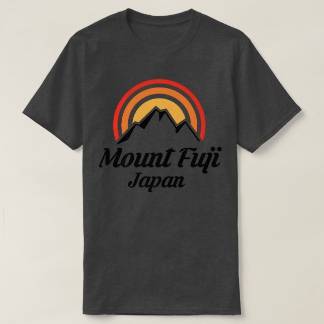 Camiseta Monte Fuji Japão, Montanhas Japonesas (Frente do Design)
