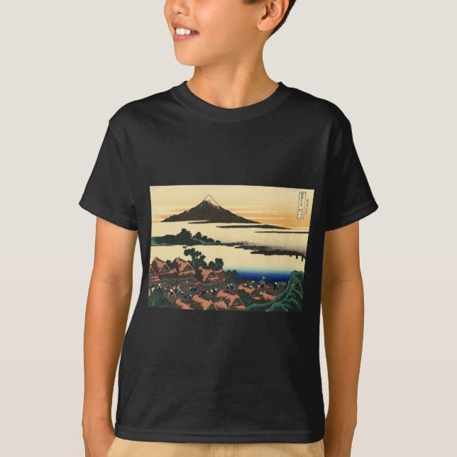 Camiseta Monte Fuji Japão Pôr do Sol (Frente)