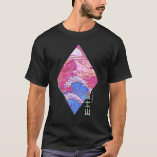 Camiseta Monte Fuji Japonês Onda Fora De Kanagawa Japonês