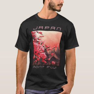 Camiseta Monte Fuji Mountain Japan caminhando no torneio na