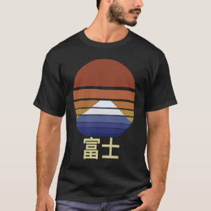 Camiseta Monte Fuji Retro Japonês