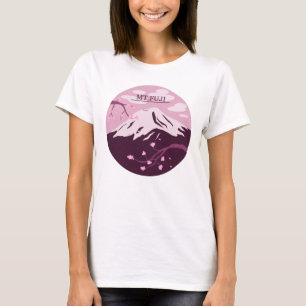 Camiseta Monte Fuji (Rosa)