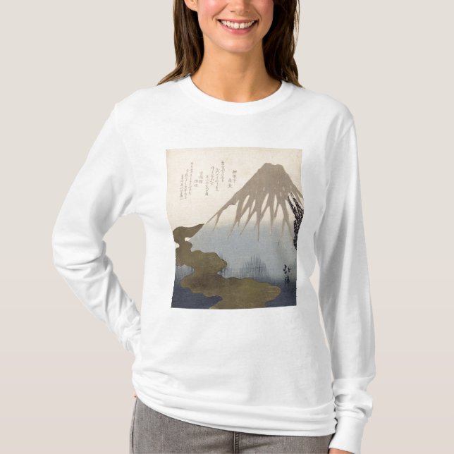 Camiseta Monte Fuji sob a neve (Frente)