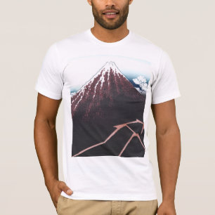 Camiseta Monte Fuji Ukiyo-e por Hokusai, japonês