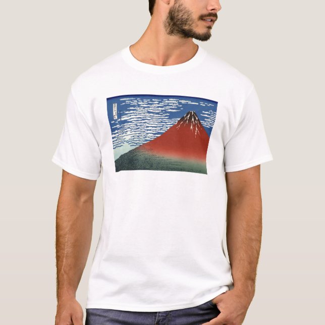 Camiseta Monte Fuji vermelho (Frente)