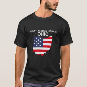 Camiseta Monte Healthy Heights Ohio EUA State America Trave