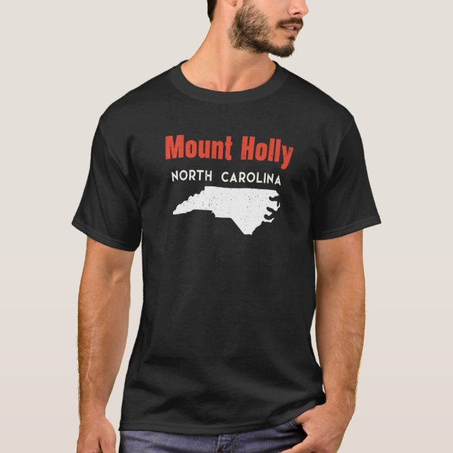 Camiseta Monte Holly North Carolina EUA State America Trave (Frente)