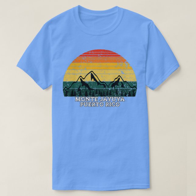 Camiseta Monte Jayuya Porto Rico (Frente do Design)