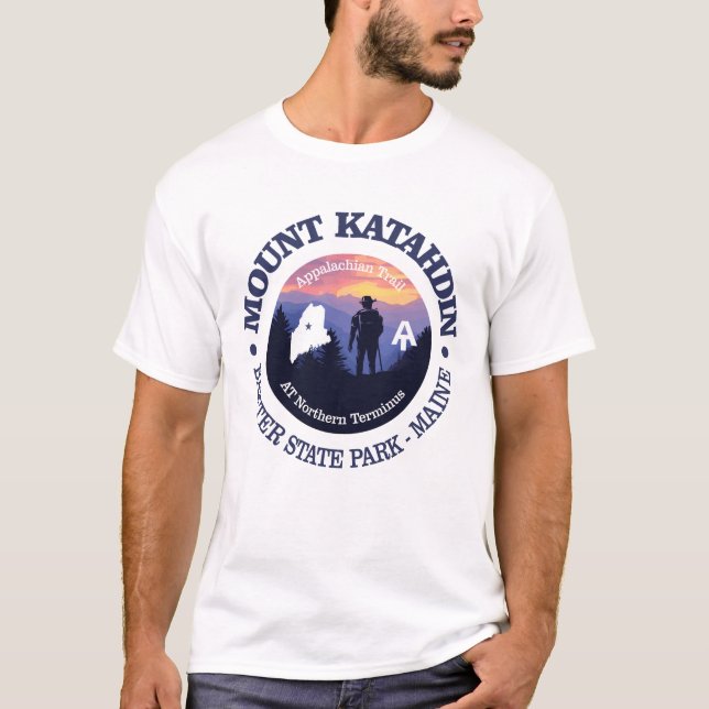 Camiseta Monte Katahdin (rd2) (Frente)