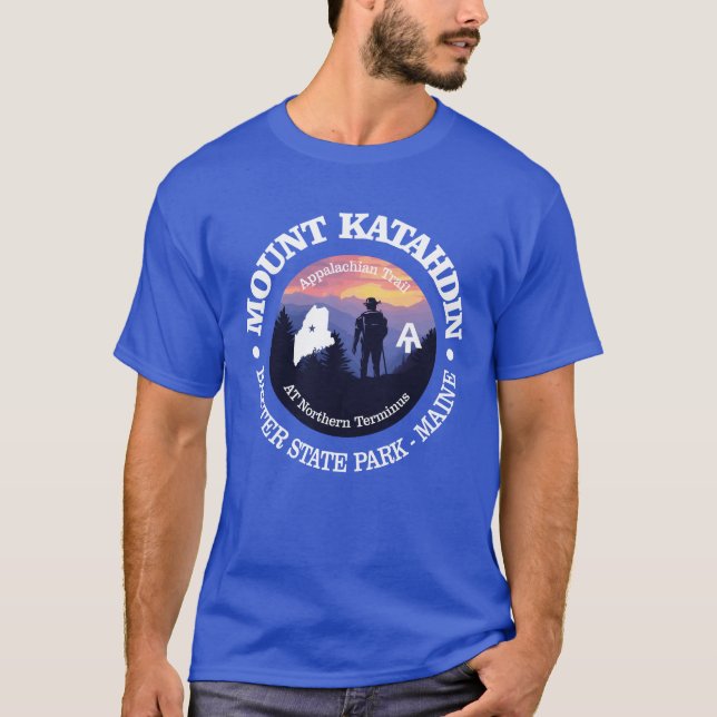 Camiseta Monte Katahdin (rd2) (Frente)