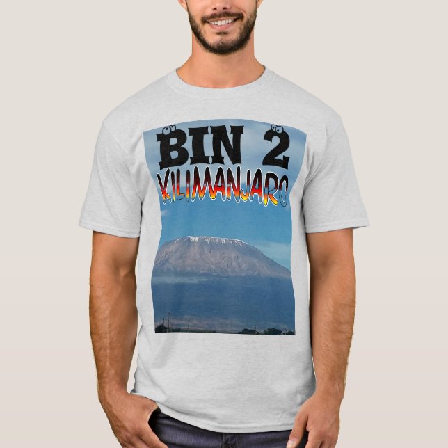 Camiseta Monte Kilimanjaro, escalável popular legal (Frente)