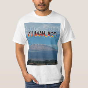 Camiseta Monte Kilimanjaro, escalável popular legal