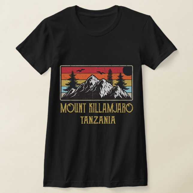 Camiseta Monte Kilimanjaro Tanzânia Voltagem Subindo (Postura )