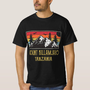 Camiseta Monte Kilimanjaro Tanzânia Voltagem Subindo