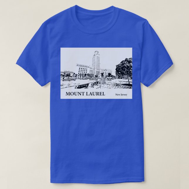 Camiseta Monte Laurel New Jersey 2 (Frente do Design)