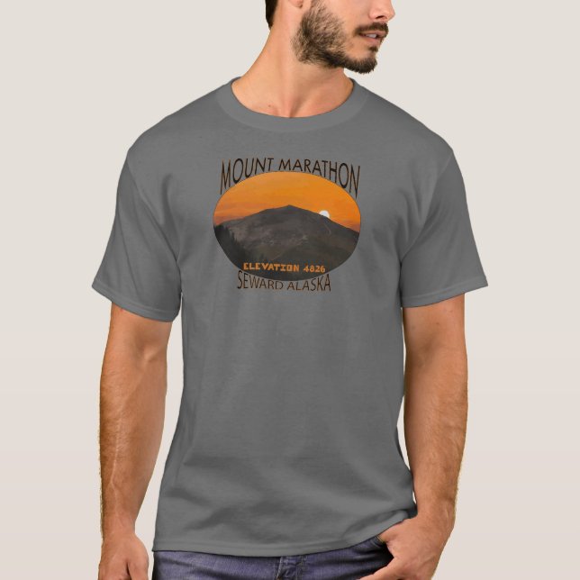 Camiseta Monte Marathon, Seward, Alasca (Frente)